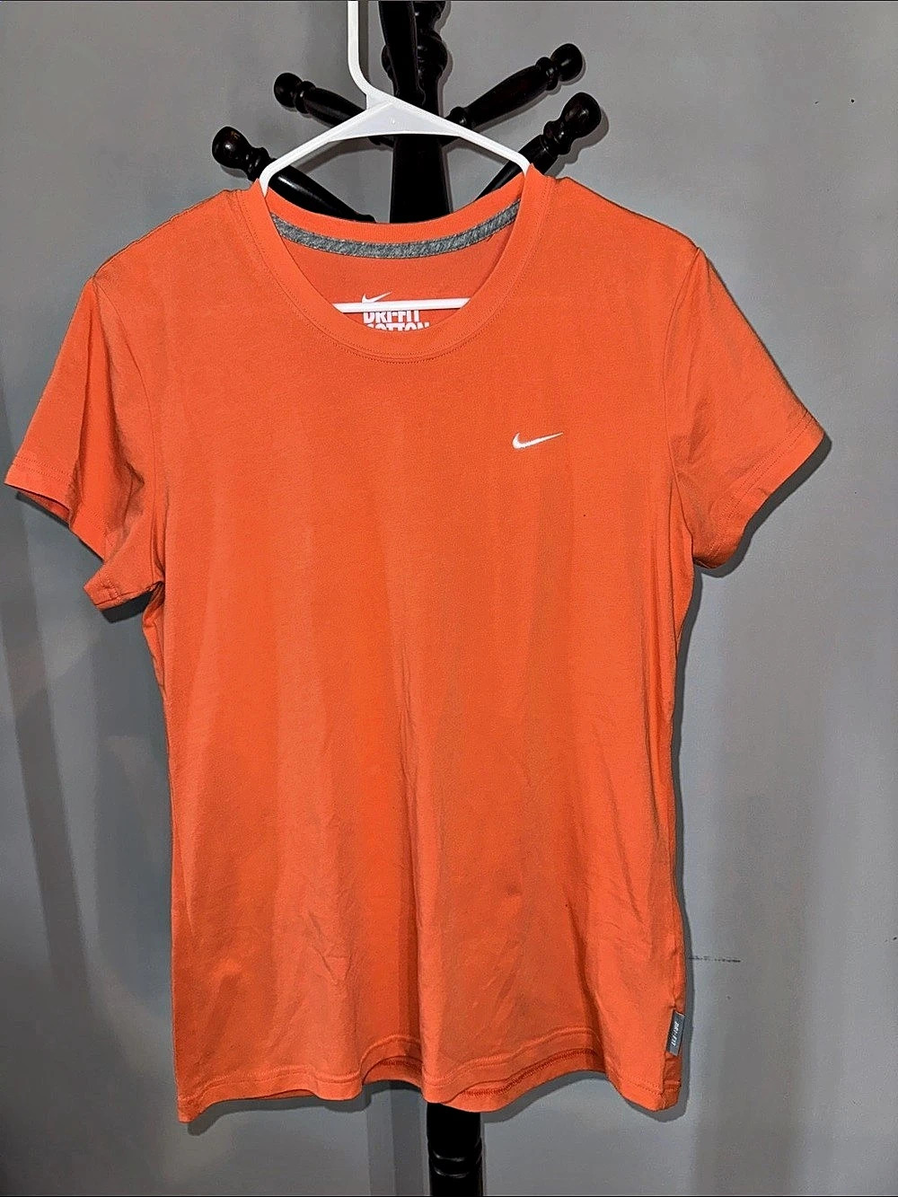 Nike Dri-FIT Cotton Short Sleeve Tee in Orange Large 31.T